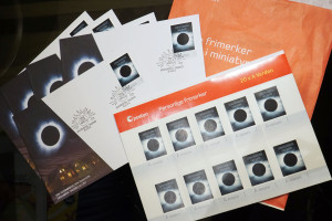 Eclipse stamps and first day issue envelopes